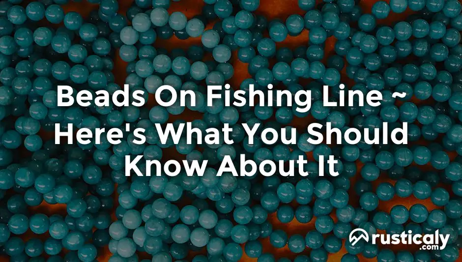 Beads On Fishing Line With The Clearest Explanation