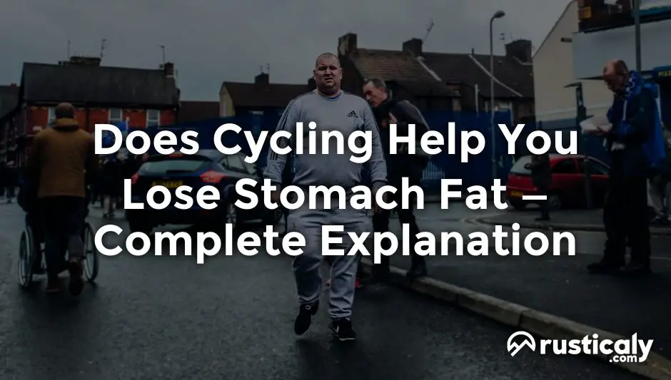 can you lose stomach fat by riding a bike
