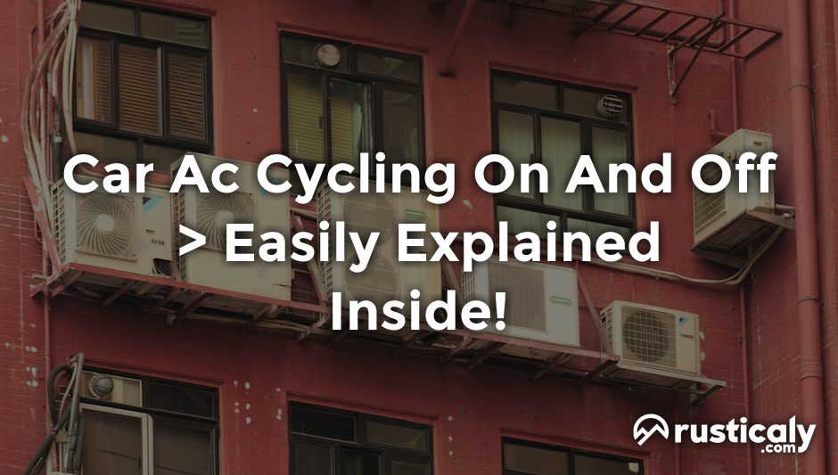 car ac cycling on and off