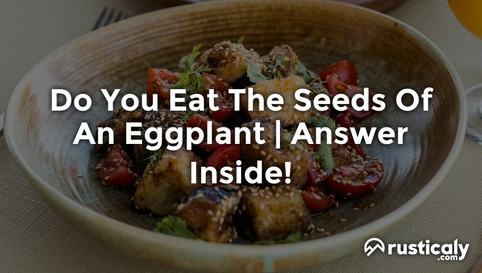 do you eat the seeds of an eggplant
