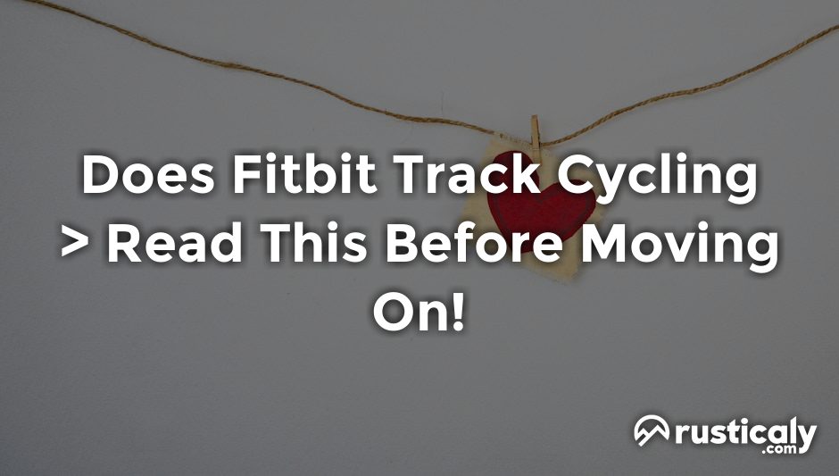 does fitbit track cycling