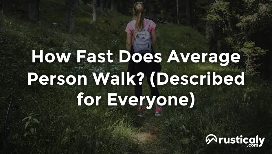 how fast does average person walk