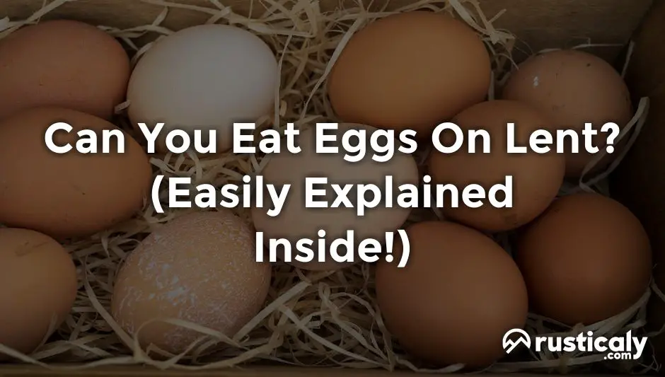 can you eat eggs on lent
