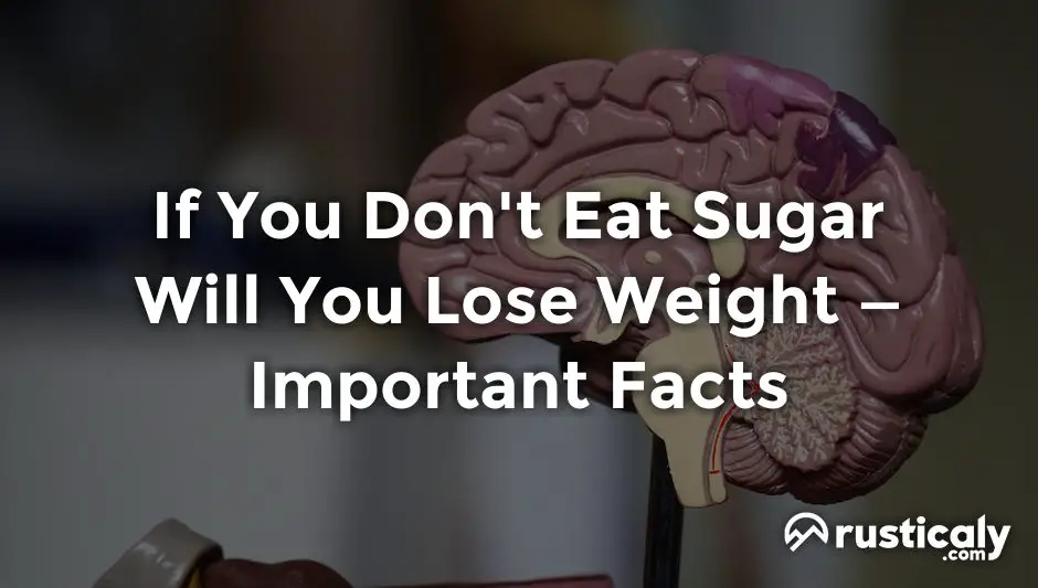 if you don't eat sugar will you lose weight