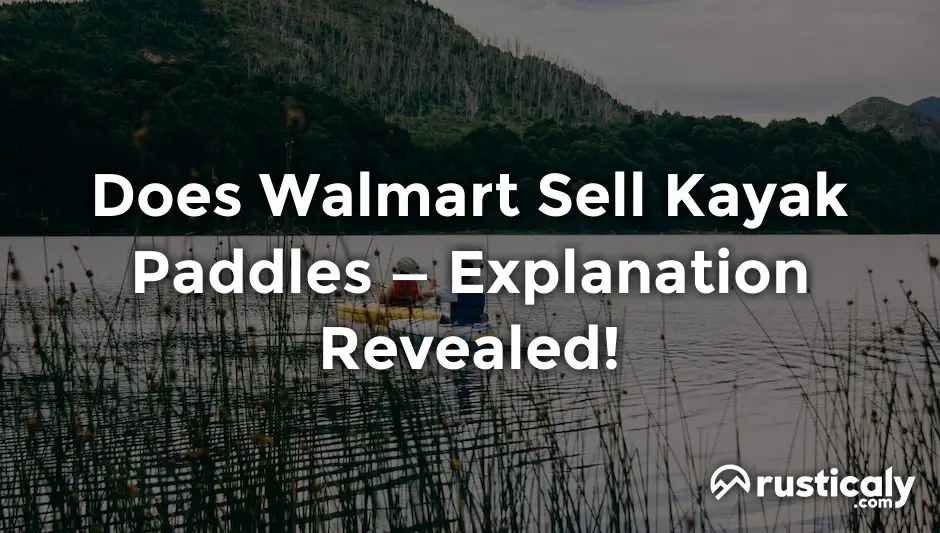 does walmart sell kayak paddles