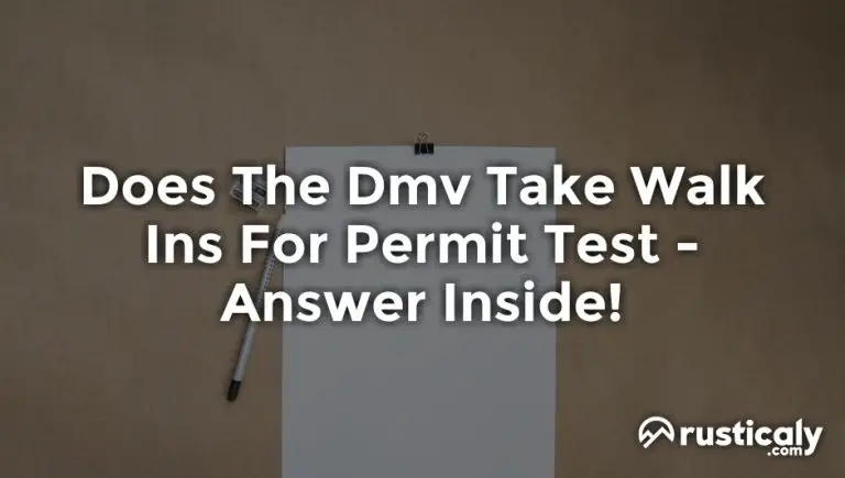 does the dmv take walk ins for permit test