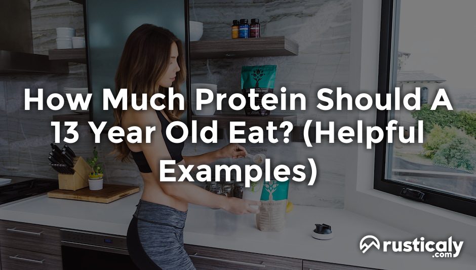 how much protein should a 13 year old eat