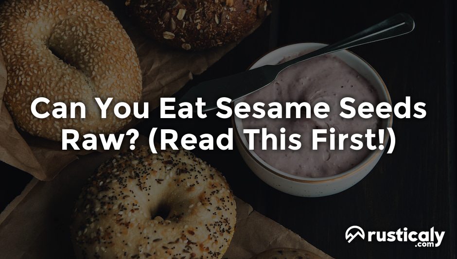 can you eat sesame seeds raw