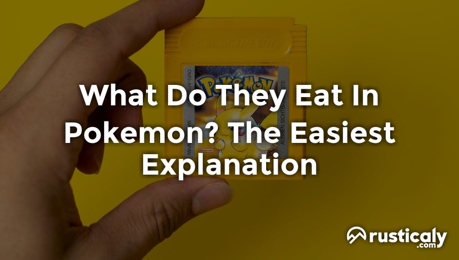 what do they eat in pokemon