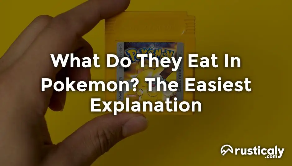 what do they eat in pokemon