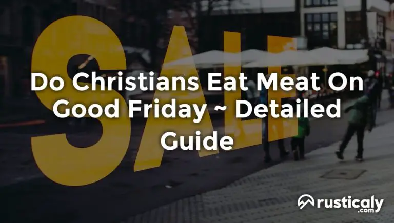 do christians eat meat on good friday
