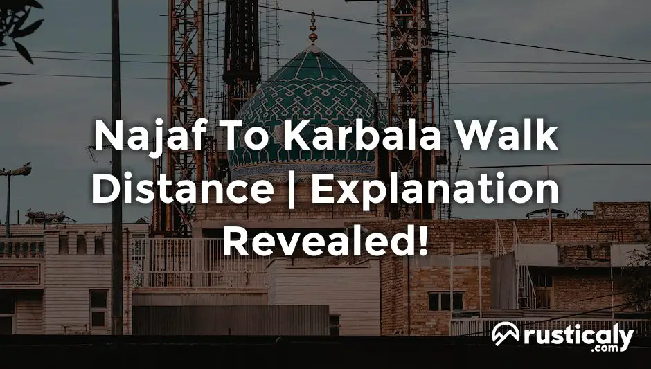 najaf to karbala walk distance