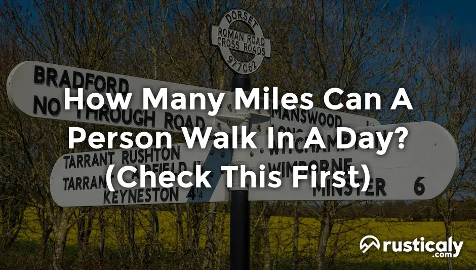 How Many Miles Can A Person Walk In A Day? (Answer Inside!)