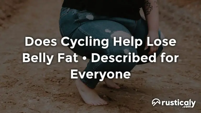 does cycling help lose belly fat