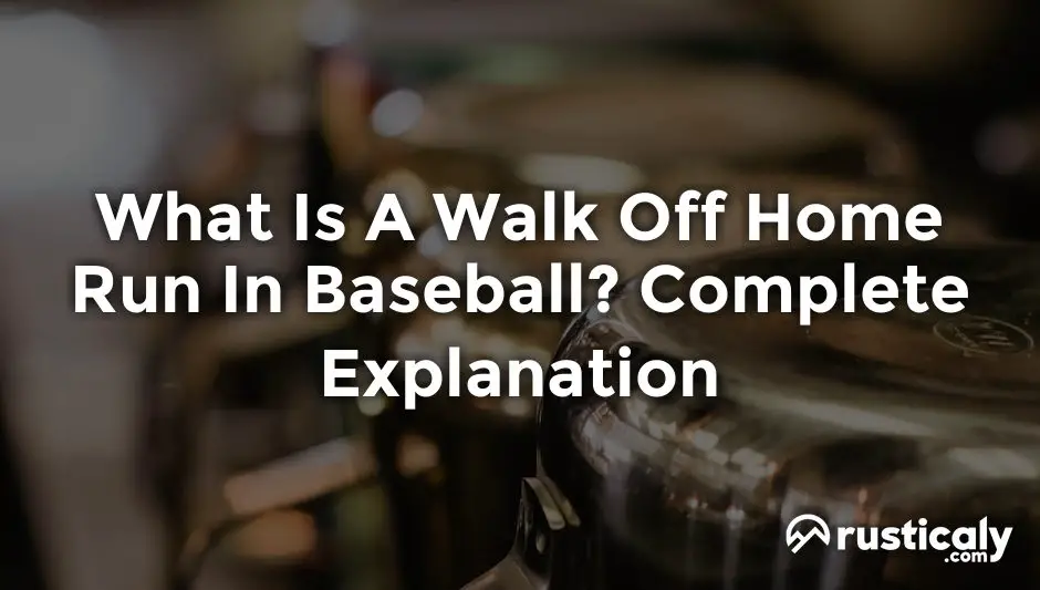 what is a walk off home run in baseball