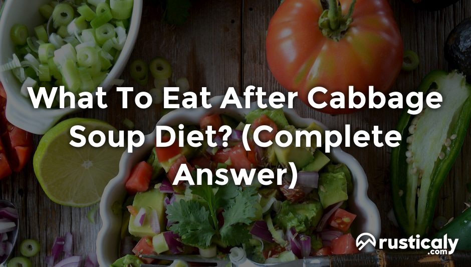 what to eat after cabbage soup diet