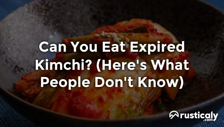 can you eat expired kimchi