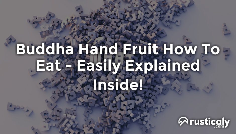 buddha hand fruit how to eat