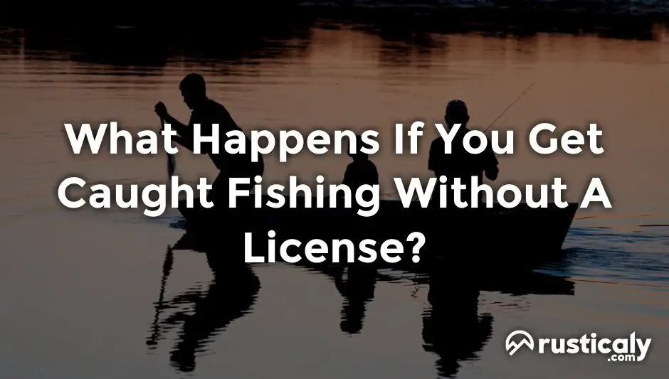 what happens if you get caught fishing without a license