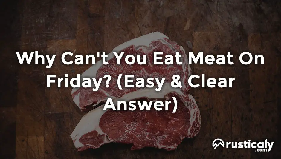 why can't you eat meat on friday