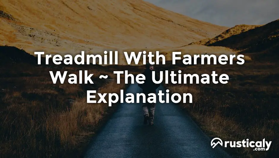 treadmill with farmers walk