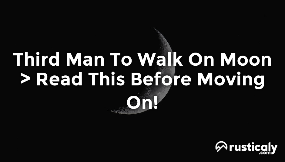third man to walk on moon