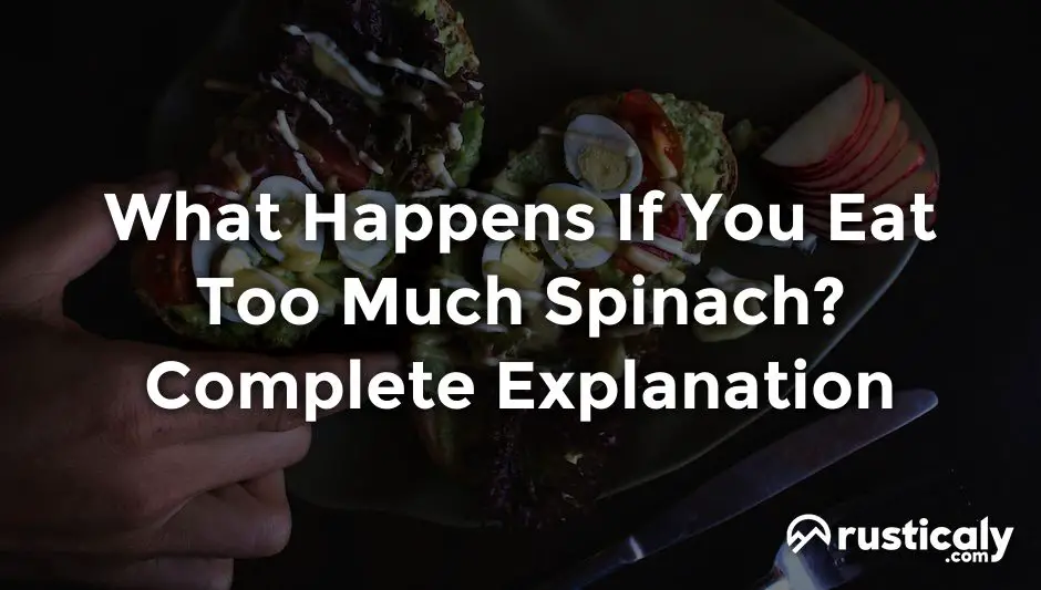 What Happens If You Eat Too Much Spinach? Finally Understand!
