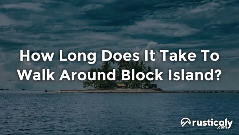 how long does it take to walk around block island
