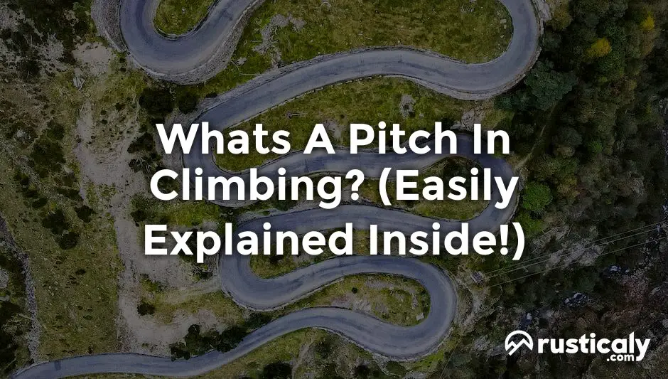 whats a pitch in climbing