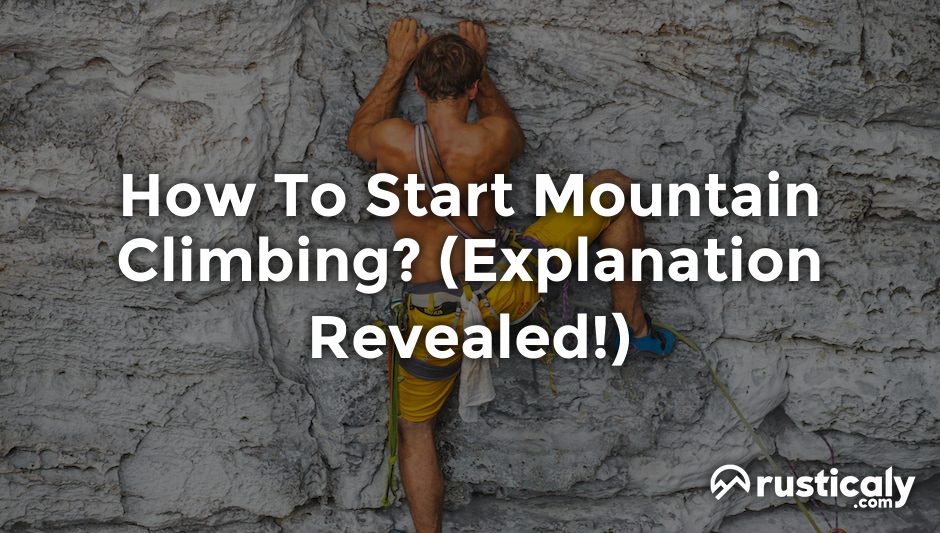 how to start mountain climbing