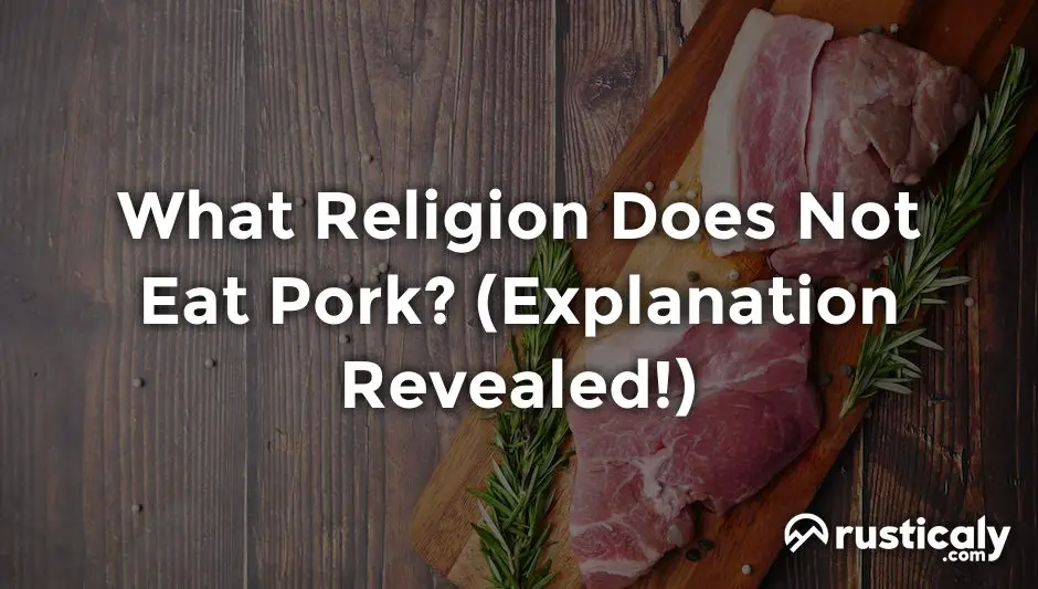 what religion does not eat pork