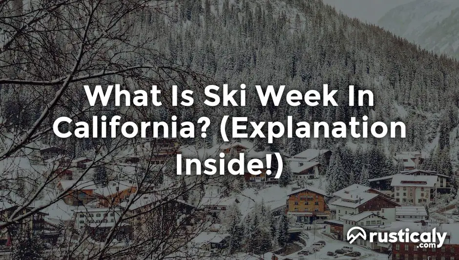 What Is Ski Week In California? (Explanation Inside!)