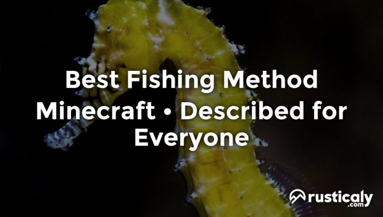 best fishing method minecraft