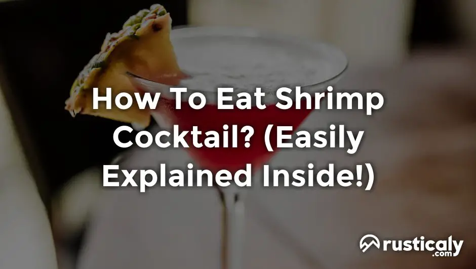 how to eat shrimp cocktail