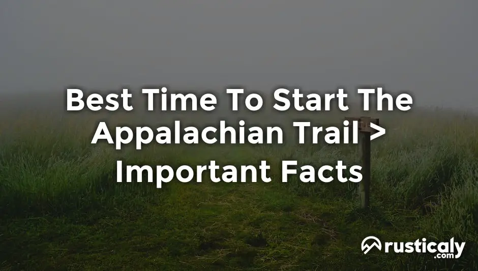 best time to start the appalachian trail
