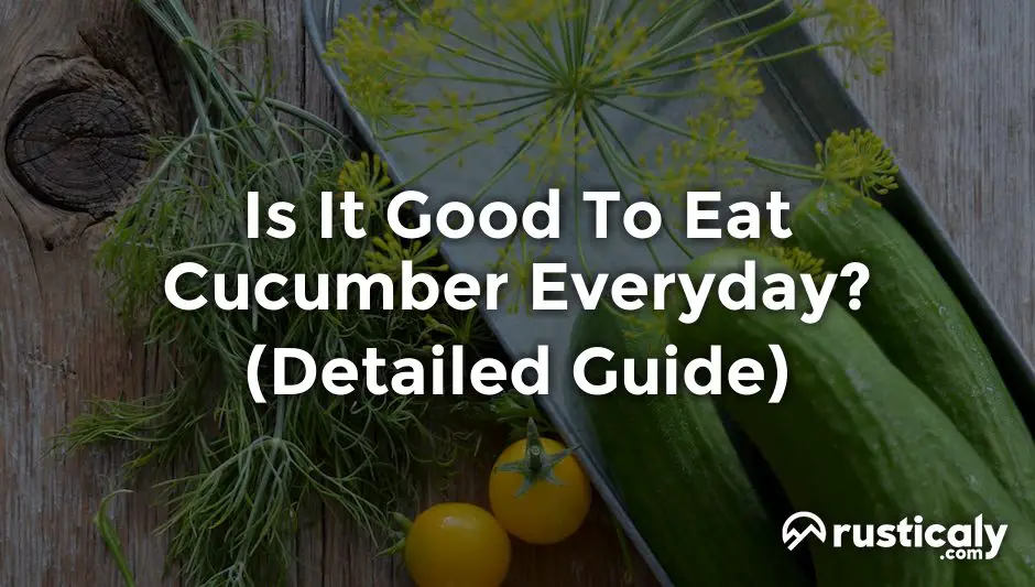 is it good to eat cucumber everyday