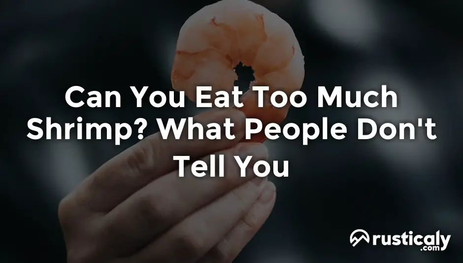 how much shrimp is too much in one sitting
