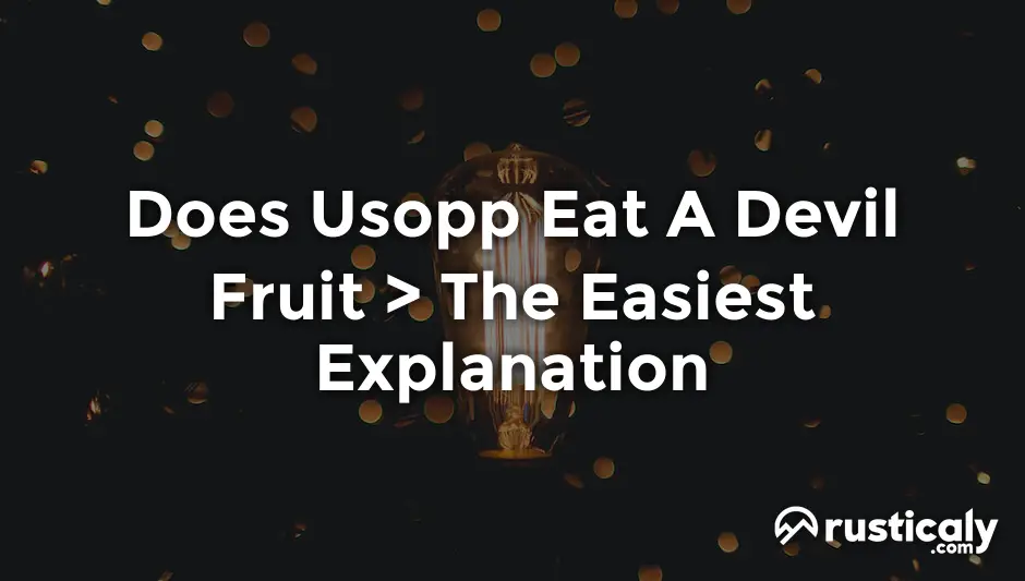 does usopp eat a devil fruit