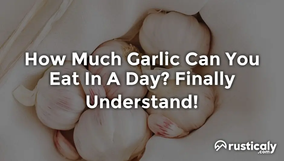 how much garlic can you eat in a day