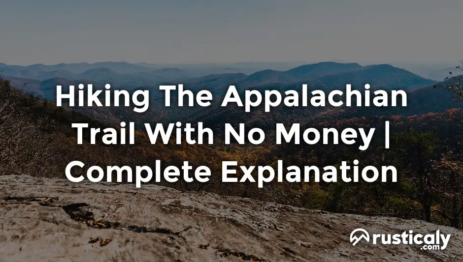 hiking the appalachian trail with no money