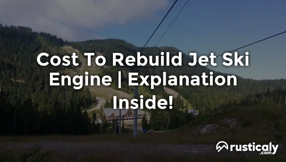cost to rebuild jet ski engine