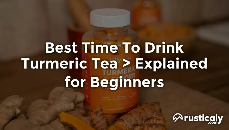 best time to drink turmeric tea