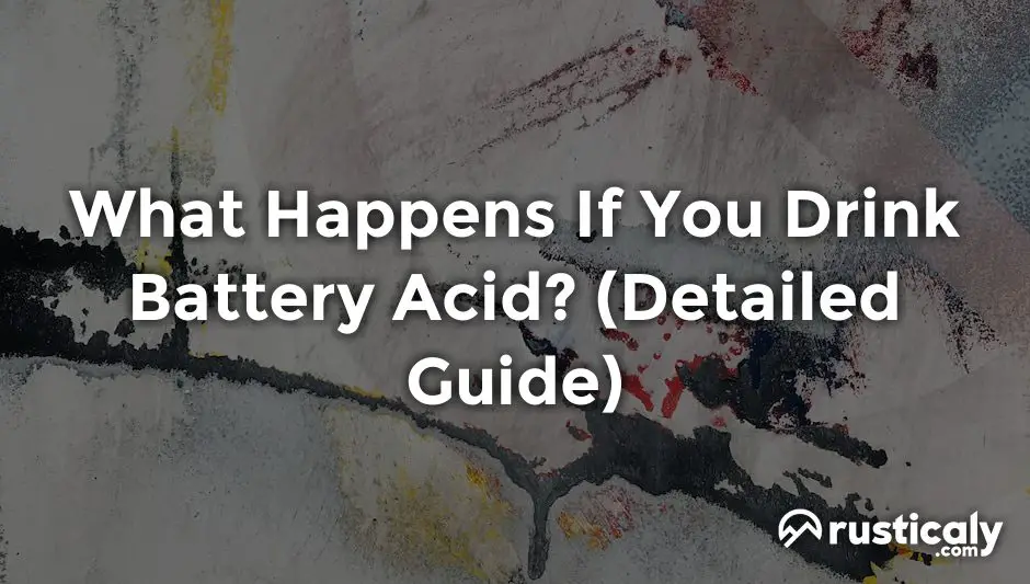 what happens if you drink battery acid