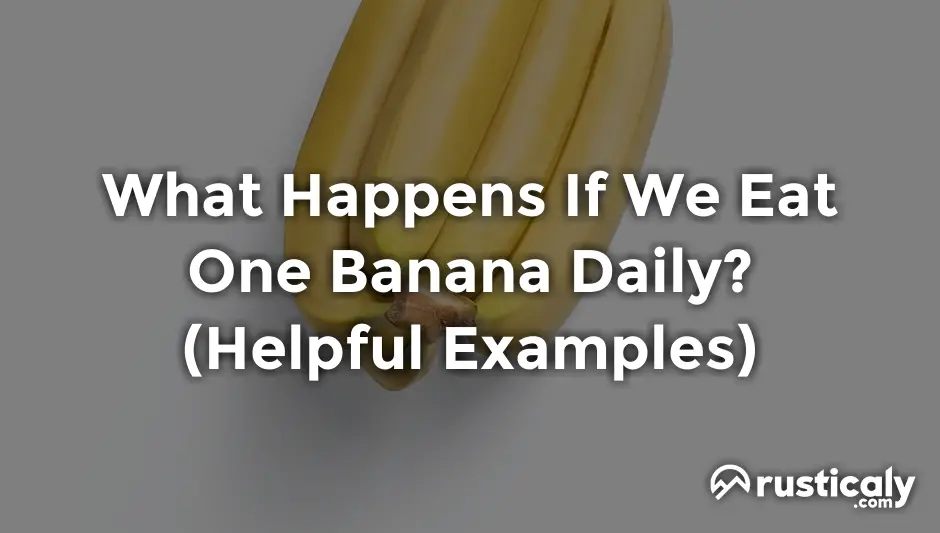what happens if we eat one banana daily