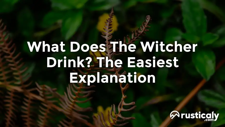what does the witcher drink