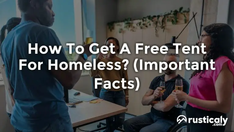 how to get a free tent for homeless