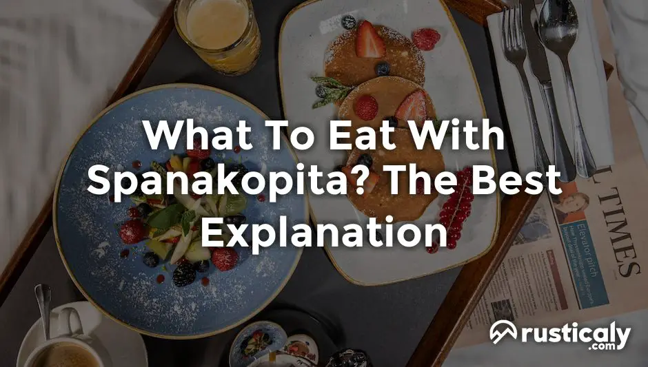 what to eat with spanakopita