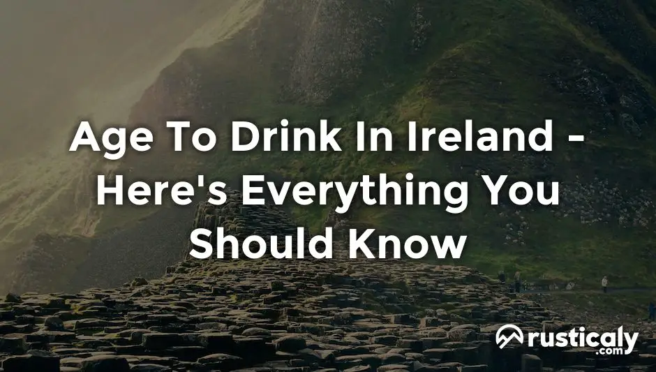 age to drink in ireland