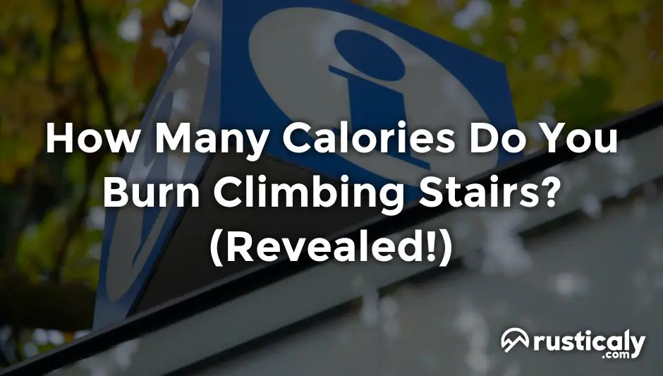 how many calories do you burn climbing stairs
