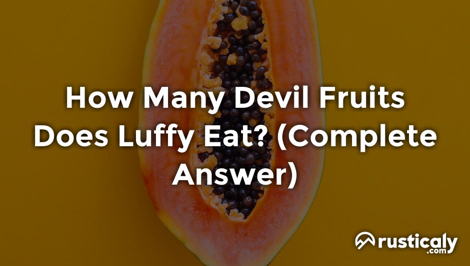 how many devil fruits does luffy eat